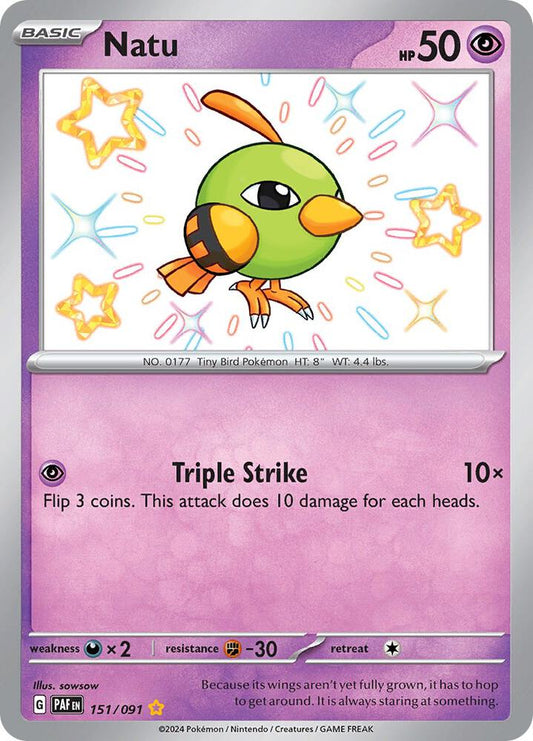 Pokemon Natu 151/91 Paldean Fates