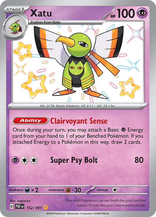 Pokemon Xatu 152/91 Paldean Fates