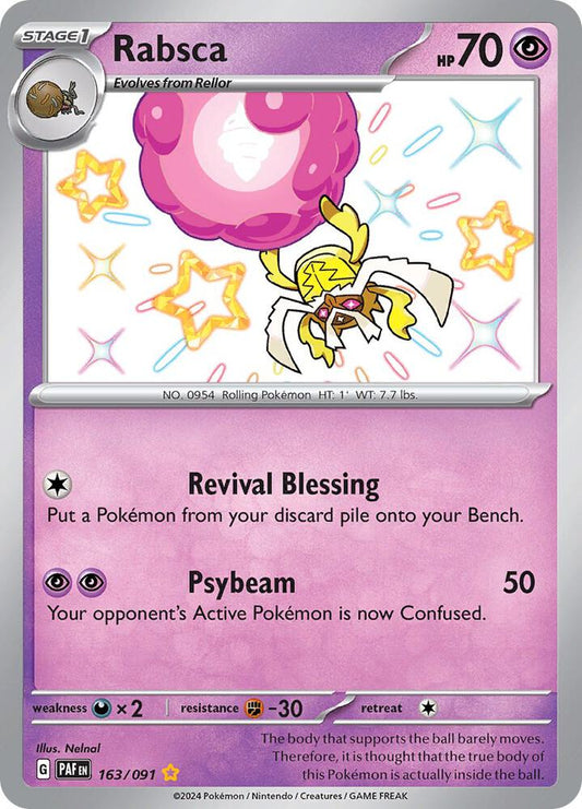 Pokemon Rabsca 163/91 Paldean Fates