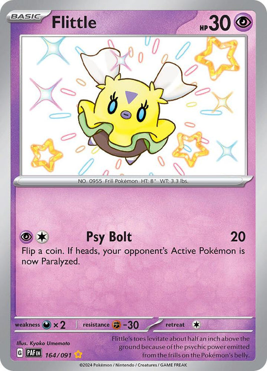 Pokemon Flittle 164/91 Paldean Fates