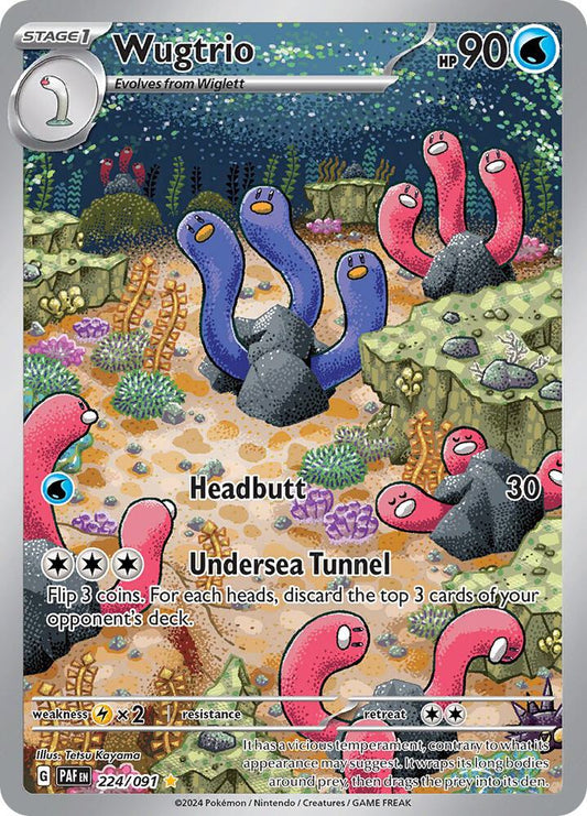 Pokemon Wugtrio 224/91 Paldean Fates