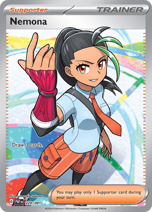 Pokemon Nemona 229/91 Paldean Fates
