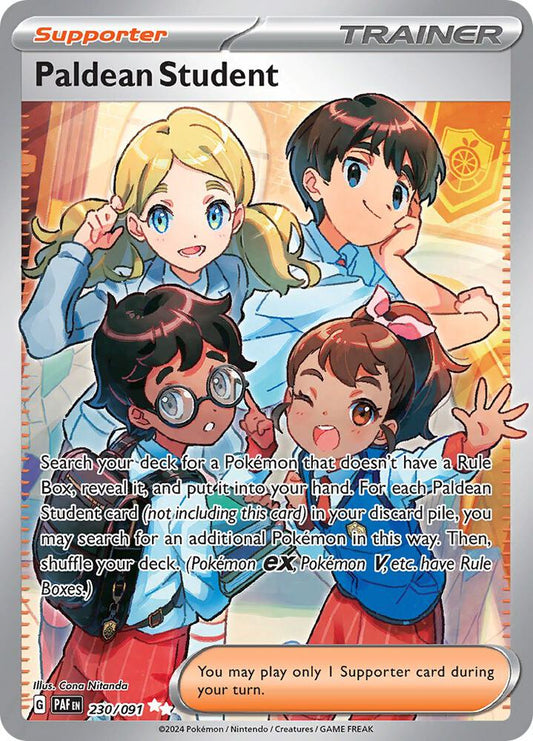 Pokemon Paldean Student 230/91 Paldean Fates