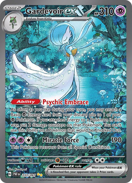 Pokemon Gardevoir ex 233/91 Paldean Fates