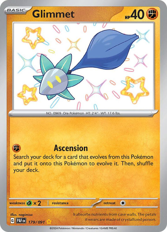 Pokemon Glimmet 179/91 Paldean Fates