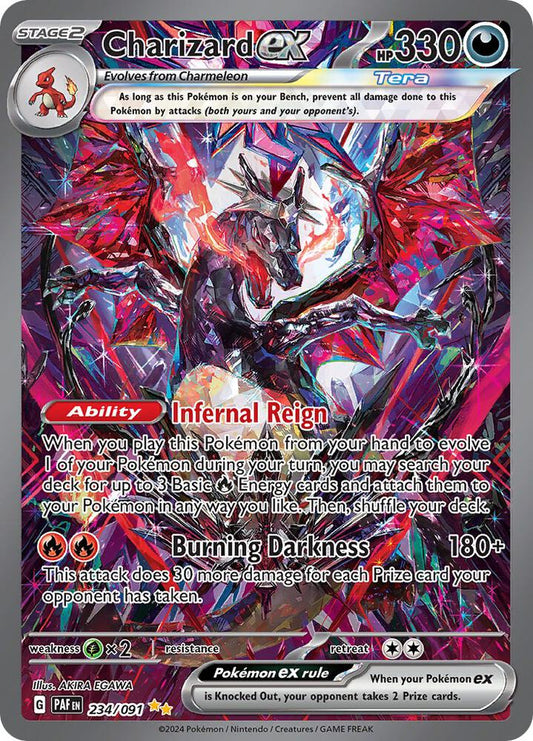 Pokemon Charizard ex 234/91 Paldean Fates