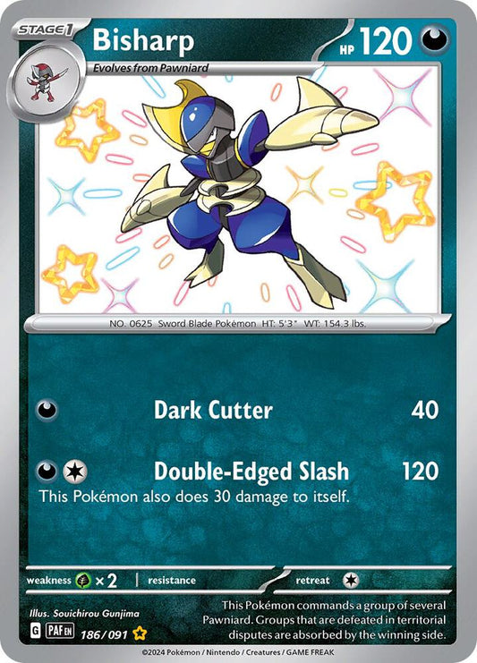 Pokemon Bisharp 186/91 Paldean Fates