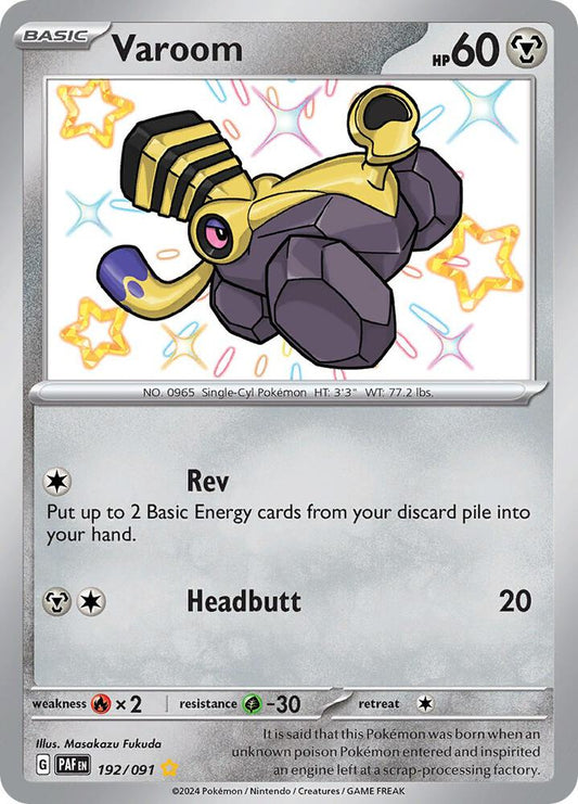 Pokemon Varoom 192/91 Paldean Fates