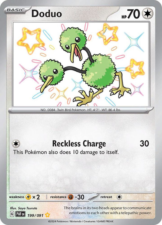 Pokemon Doduo 199/91 Paldean Fates