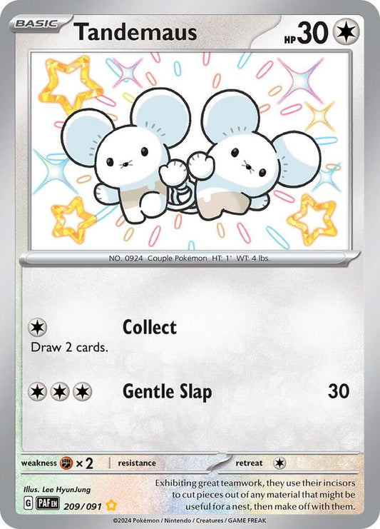 Pokemon Tandemaus 209/91 Paldean Fates