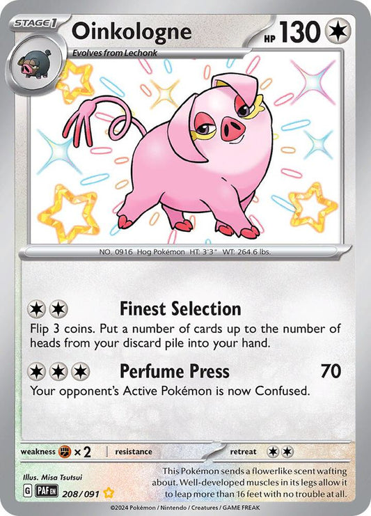 Pokemon Oinkologne 208/91 Paldean Fates