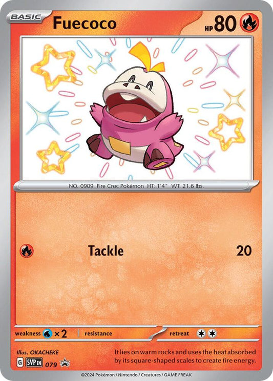 Pokemon Fuecoco 79 SVP Black Star Promos