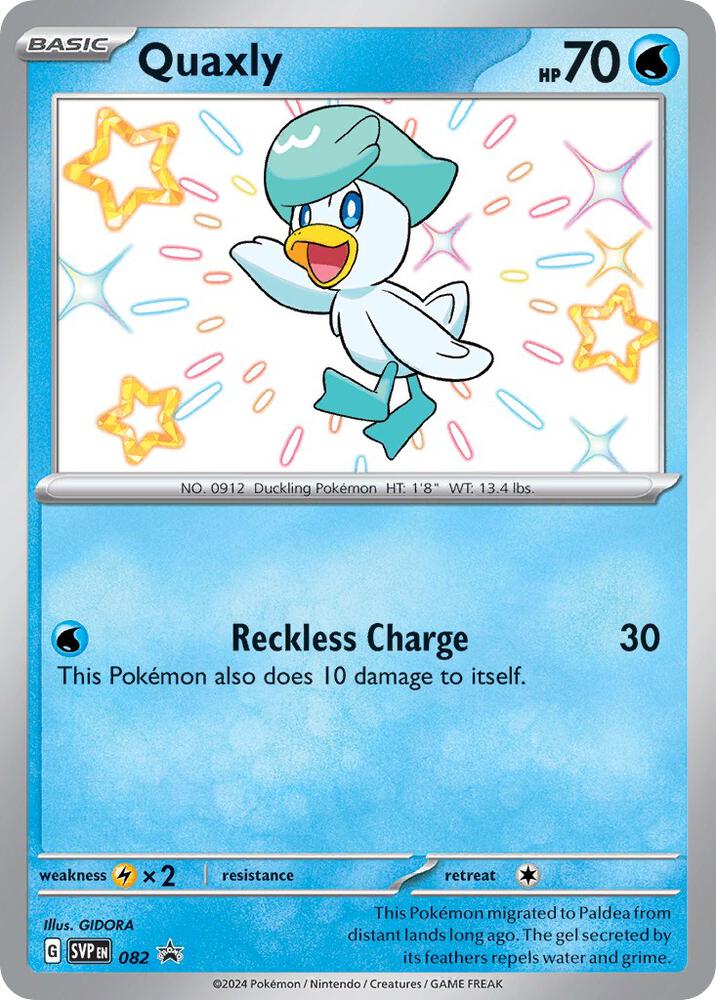 Pokemon Quaxly 82 SVP Black Star Promos