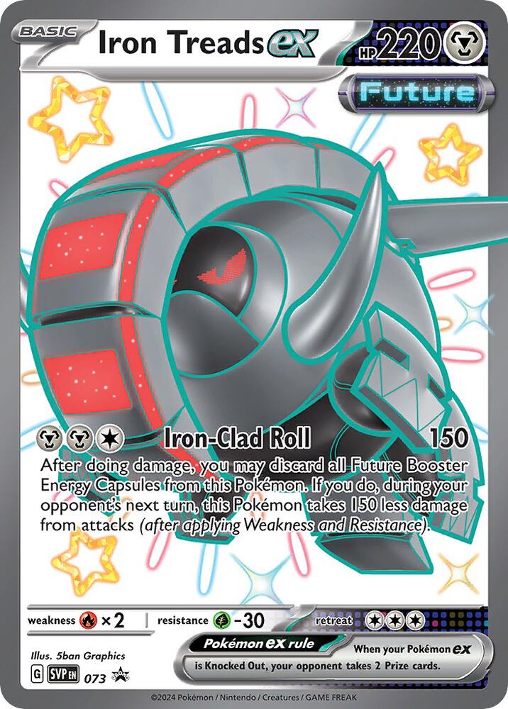 Pokemon Iron Treads ex 73 SVP Black Star Promos