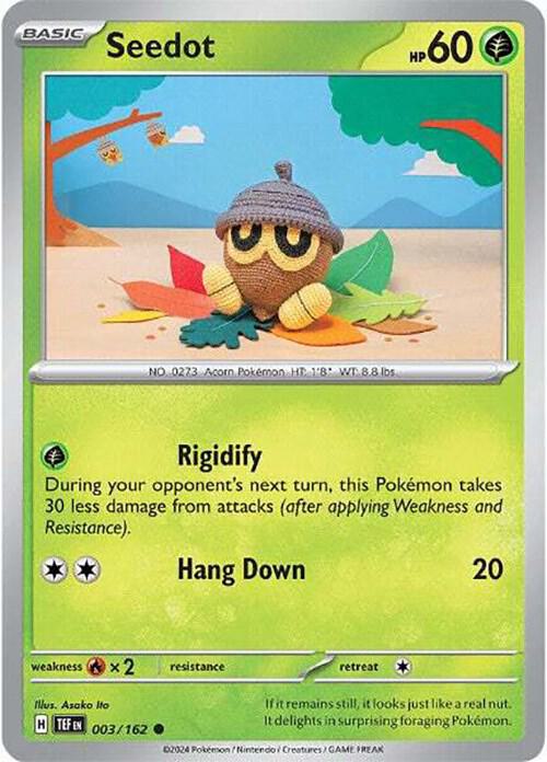 Pokemon Seedot 3/162 Temporal Forces