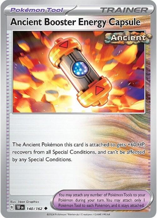 Pokemon Ancient Booster Energy Capsule 140/162 Temporal Forces