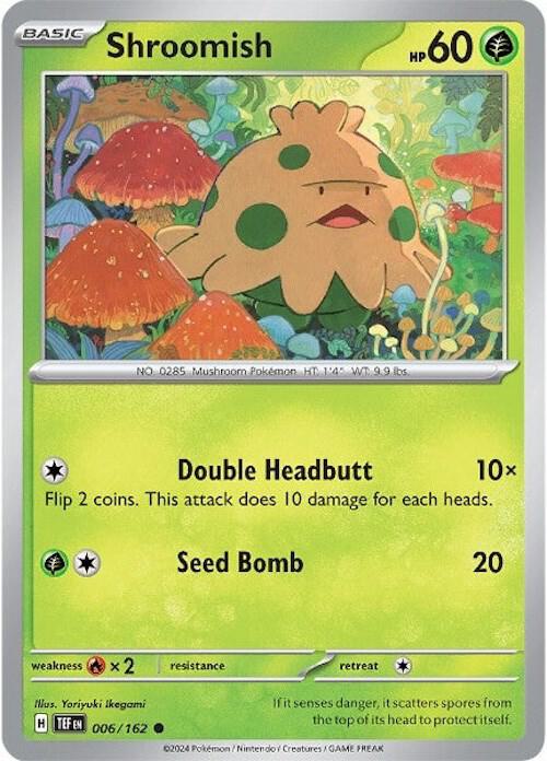 Pokemon Shroomish 6/162 Temporal Forces