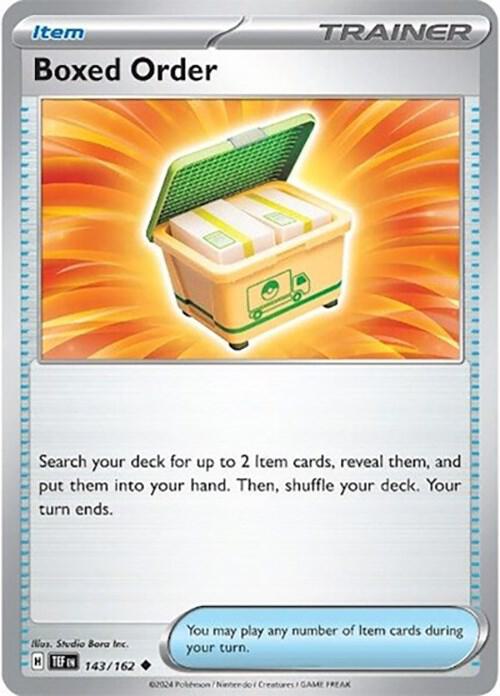 Pokemon Boxed Order 143/162 Temporal Forces