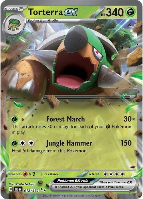 Pokemon Torterra ex 12/162 Temporal Forces