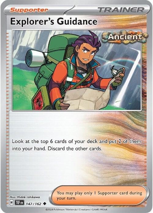 Pokemon Explorer's Guidance 147/162 Temporal Forces