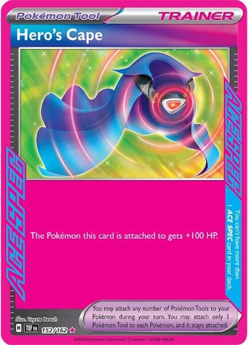 Pokemon Hero's Cape 152/162 Temporal Forces