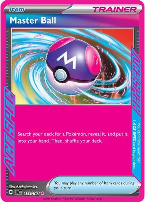 Pokemon Master Ball 153/162 Temporal Forces