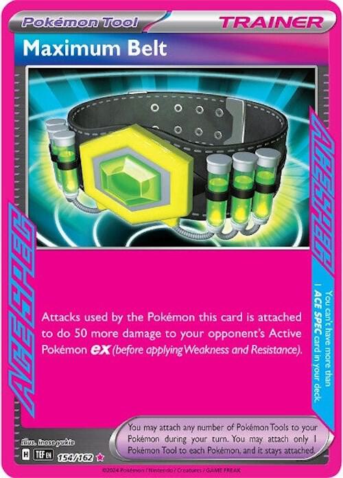 Pokemon Maximum Belt 154/162 Temporal Forces