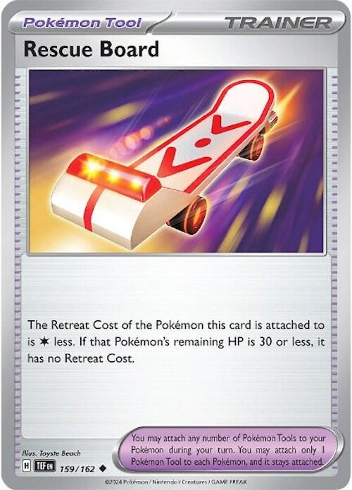 Pokemon Rescue Board 159/162 Temporal Forces