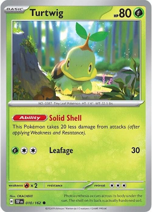 Pokemon Turtwig 10/162 Temporal Forces