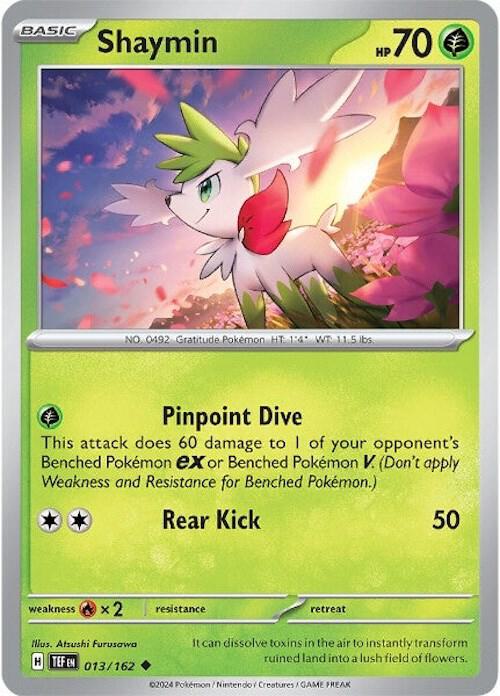 Pokemon Shaymin 13/162 Temporal Forces