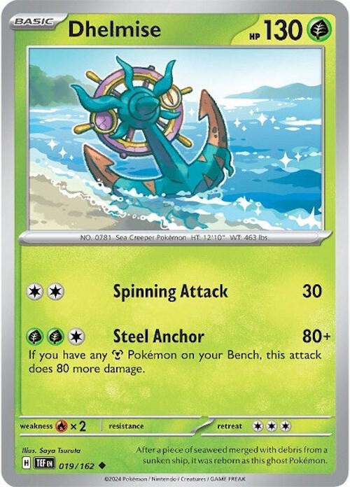Pokemon Dhelmise 19/162 Temporal Forces