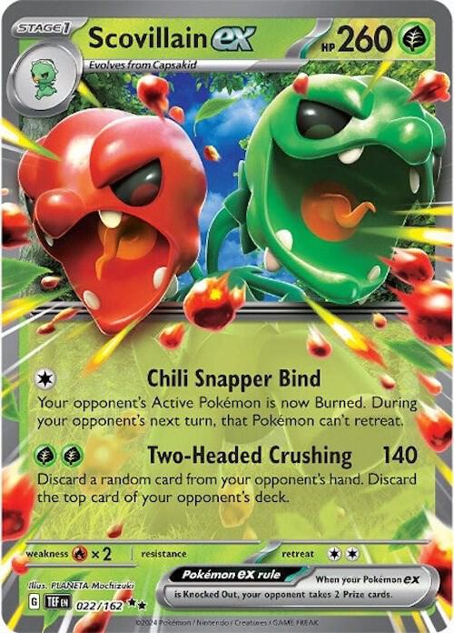 Pokemon Scovillain ex 22/162 Temporal Forces