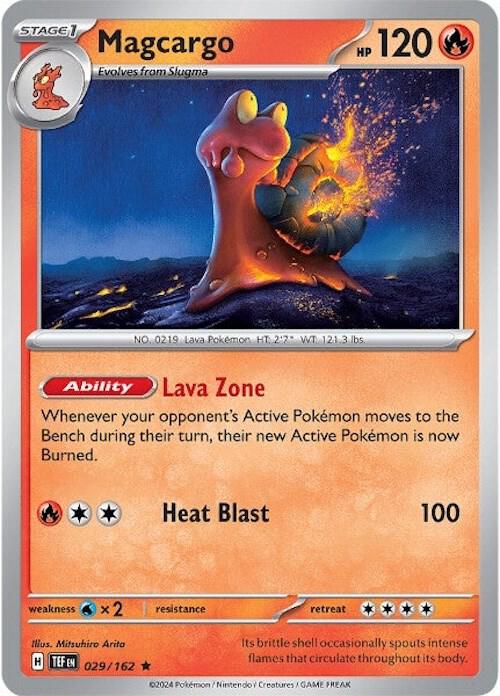 Pokemon Magcargo 29/162 Temporal Forces
