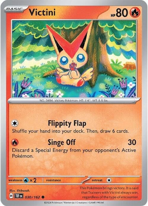 Pokemon Victini 30/162 Temporal Forces