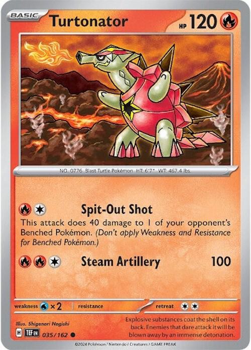 Pokemon Turtonator 35/162 Temporal Forces