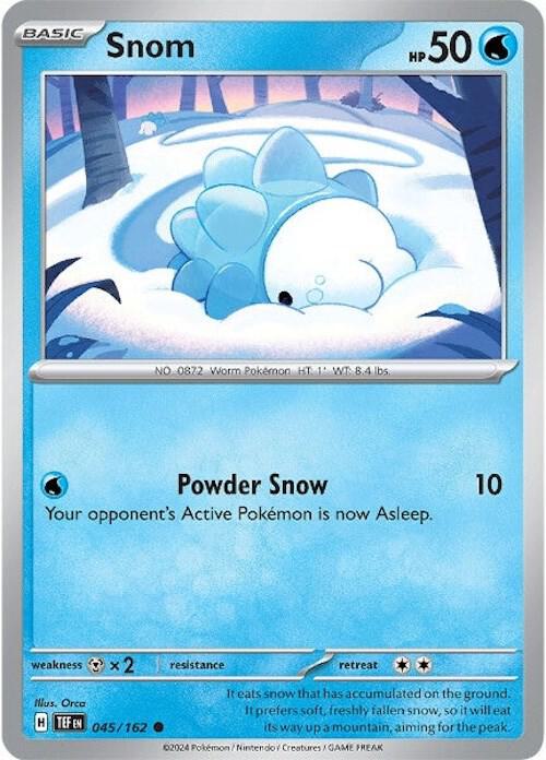 Pokemon Snom 45/162 Temporal Forces