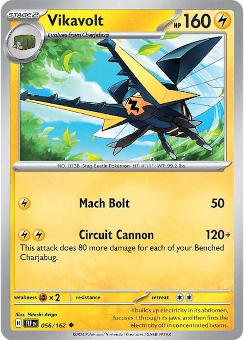 Pokemon Vikavolt 56/162 Temporal Forces