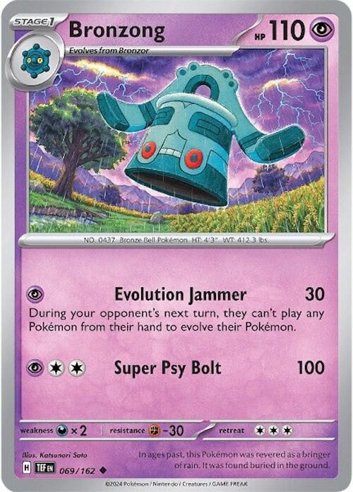 Pokemon Bronzong 69/162 Temporal Forces