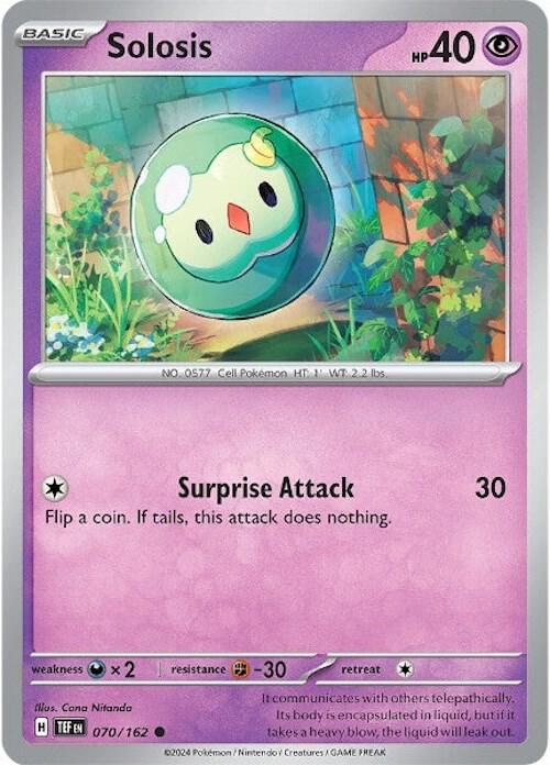 Pokemon Solosis 70/162 Temporal Forces