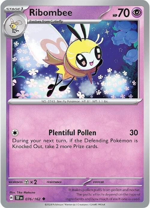 Pokemon Ribombee 76/162 Temporal Forces
