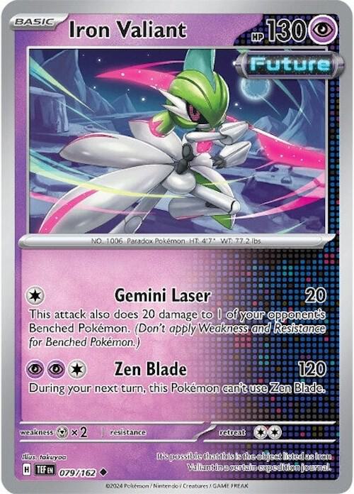 Pokemon Iron Valiant 79/162 Temporal Forces