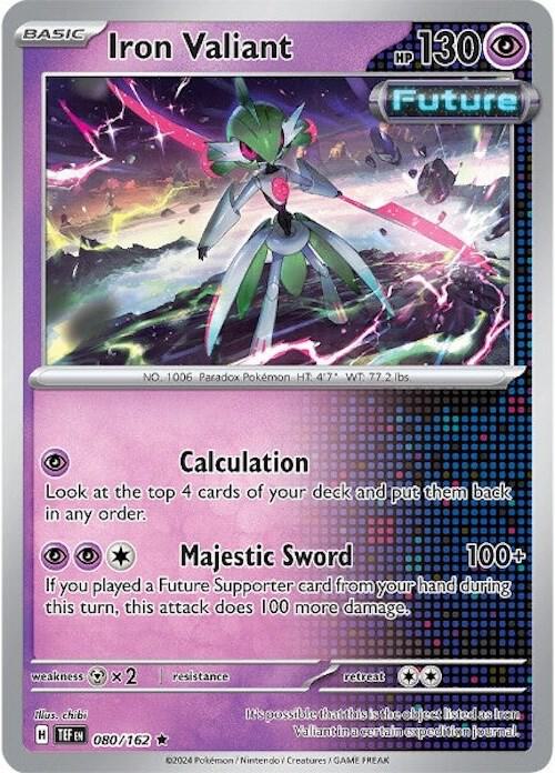 Pokemon Iron Valiant 80/162 Temporal Forces
