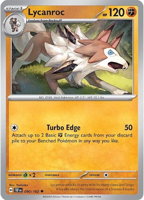 Pokemon Lycanroc 90/162 Temporal Forces