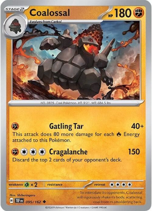 Pokemon Coalossal 95/162 Temporal Forces