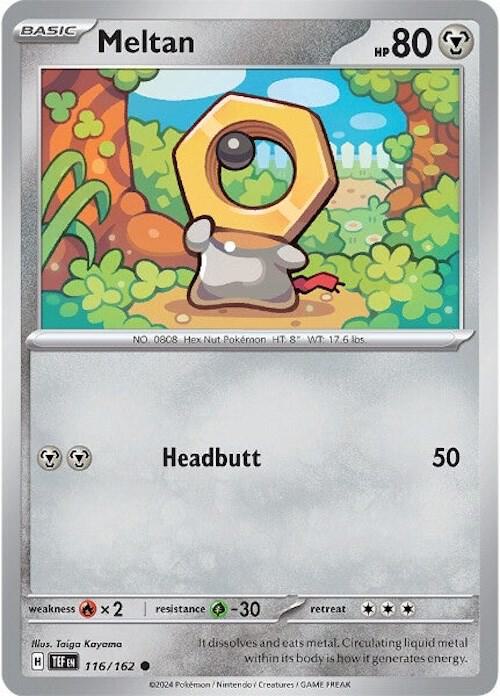 Pokemon Meltan 116/162 Temporal Forces