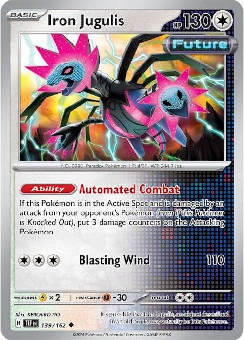 Pokemon Iron Jugulis 139/162 Temporal Forces