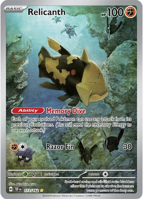 Pokemon Relicanth 173/162 Temporal Forces