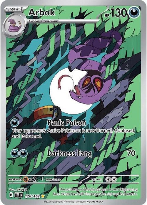Pokemon Arbok 176/162 Temporal Forces