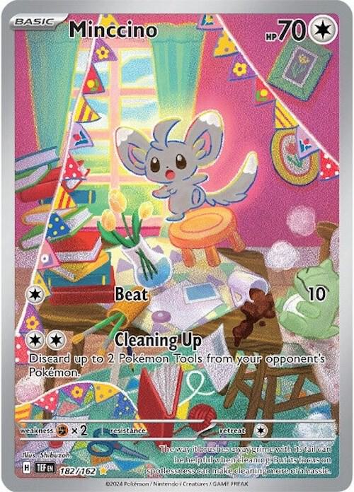 Pokemon Minccino 182/162 Temporal Forces