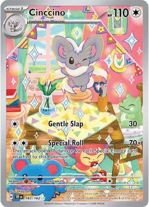 Pokemon Cinccino 183/162 Temporal Forces